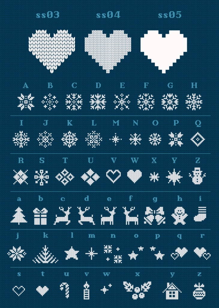絵文字（Knitted Holiday）