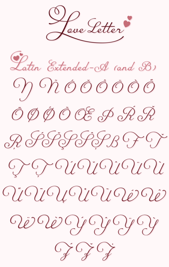 ラテン文字02（Love Letter）
