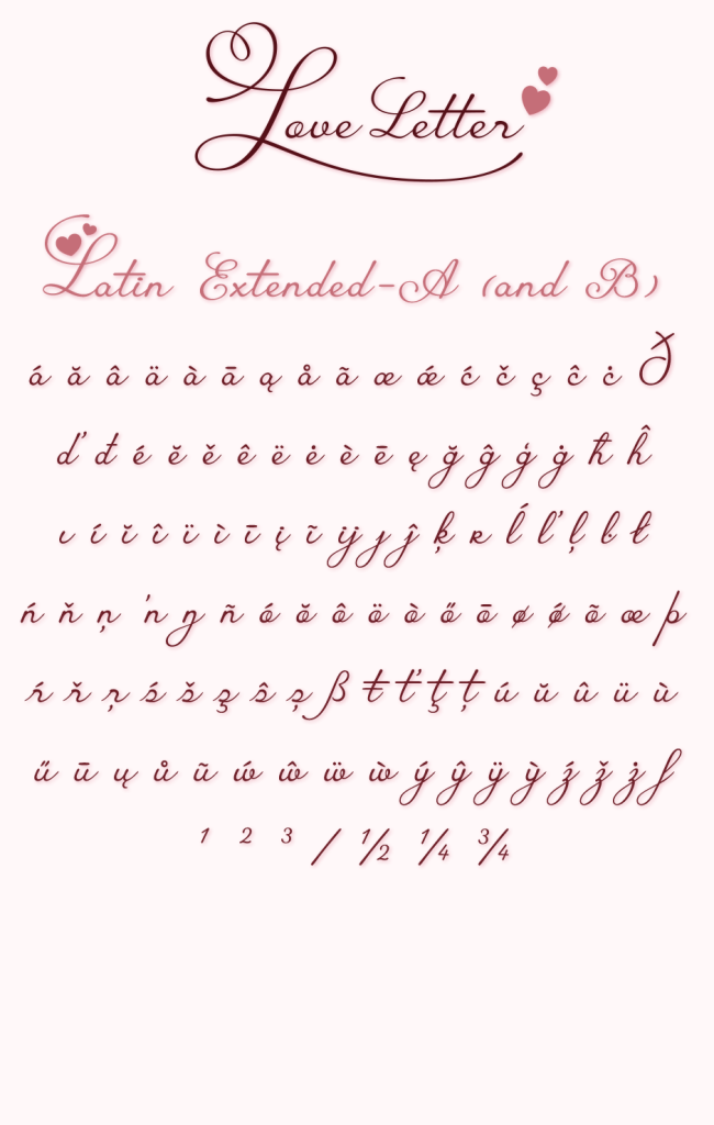 ラテン文字03（Love Letter）