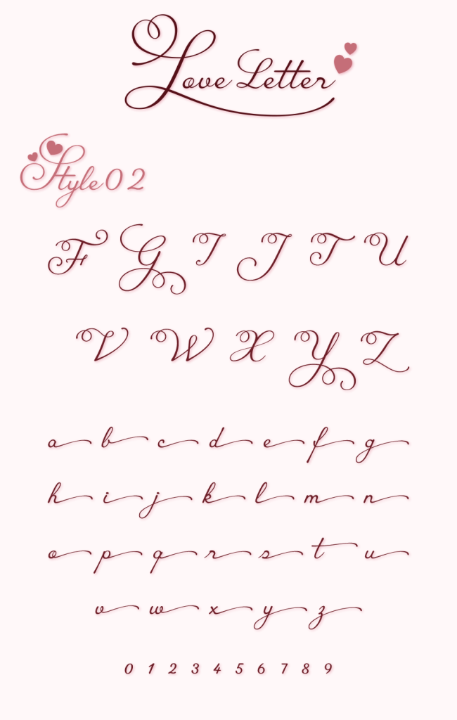 異体字ss02（Love Letter）