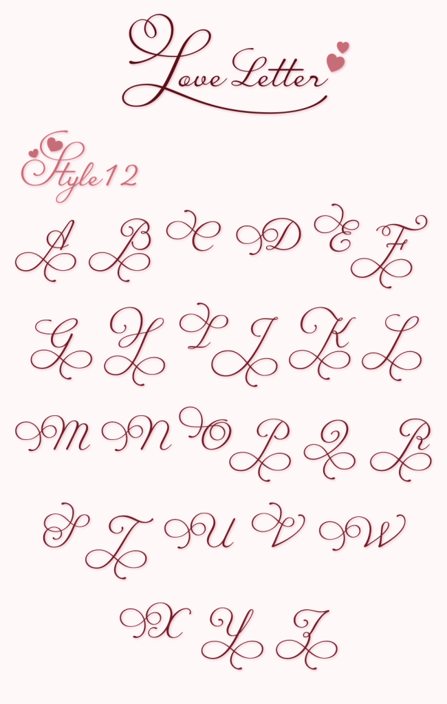 異体字ss12（Love Letter）