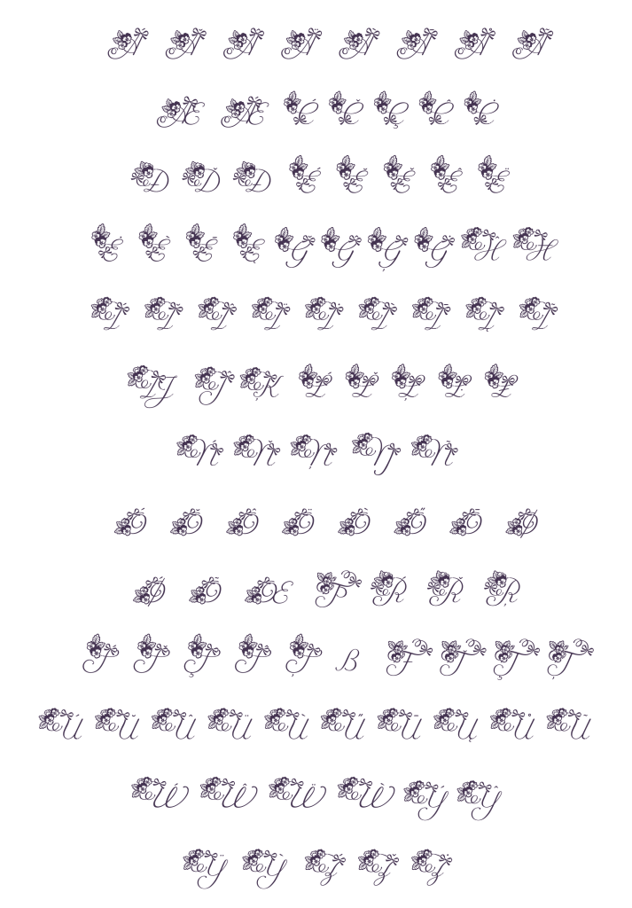 基本ラテン（Viola Script）