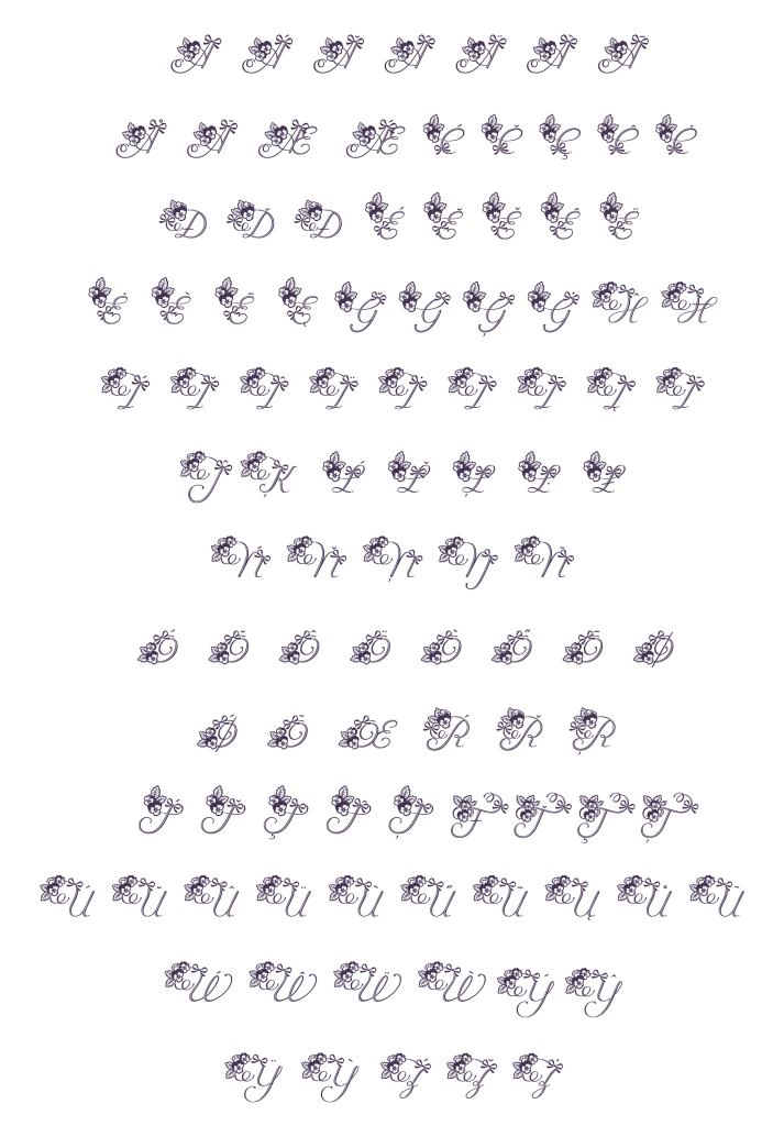大文字ラテンss03（Viola Script）