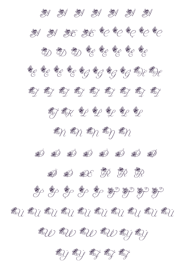 大文字ラテンss04（Viola Script）