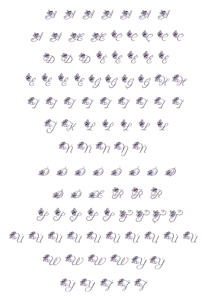 大文字ラテンss07（Viola Script）